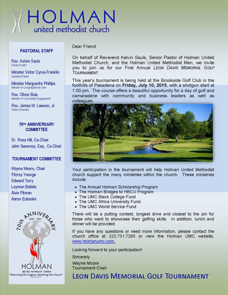 Leon Davis Memorial Golf Tournament - 2015