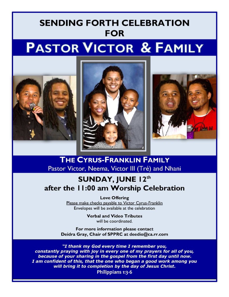 Pastor Victor Celebration