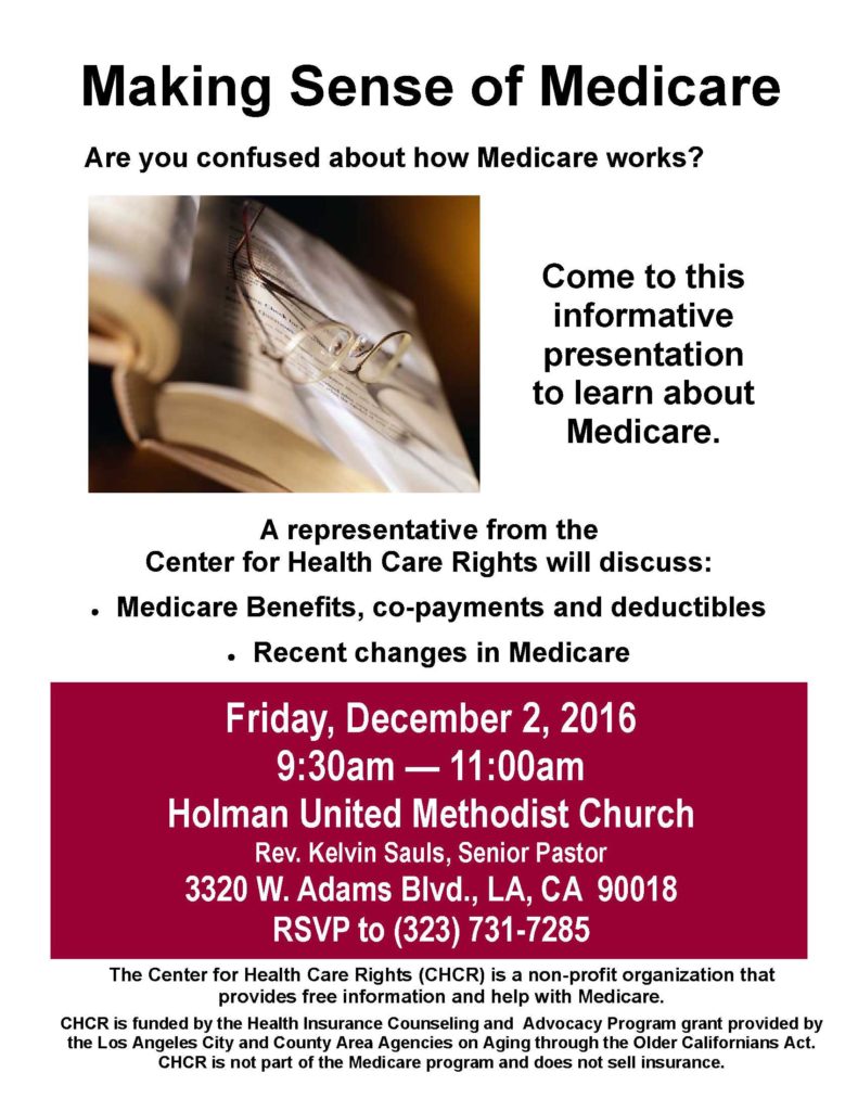 making-sense-of-medicare-holman-umc-12-2-16