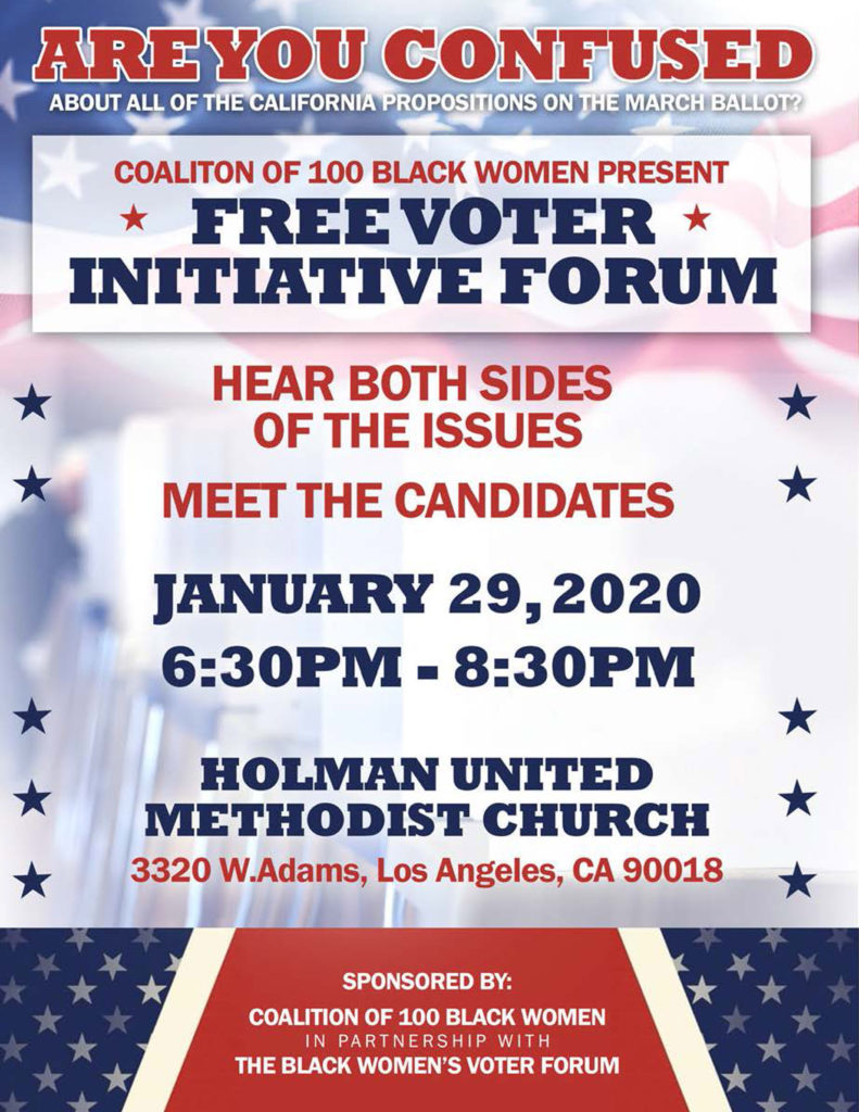 Voter’s Forum Brochure – Holman United Methodist Church