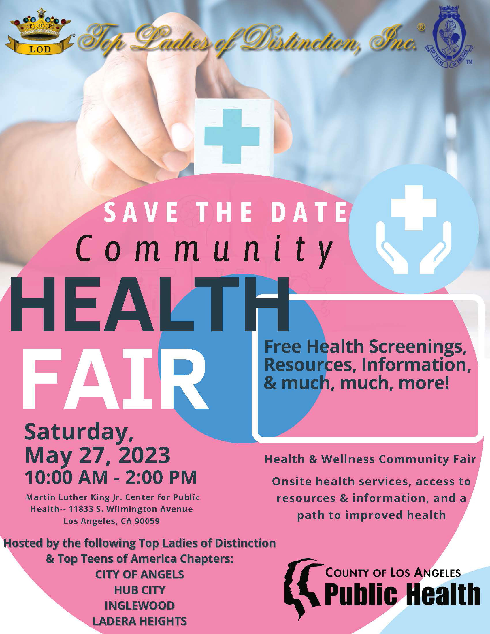 Save the date Health Fair Flyer_05.27.2023 – Holman United Methodist Church