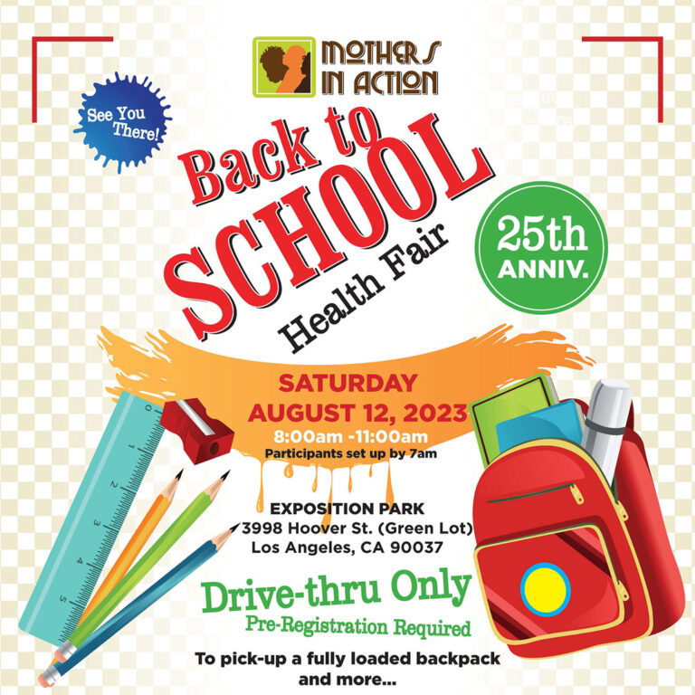 Mother’s in Action Back to School Health Fair – Holman United Methodist ...